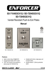 SECO-LARM SD-7204SGEX1Q Manual
