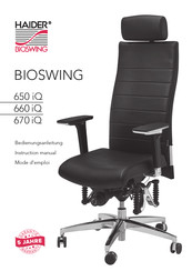HAIDER BIOSWING BIOSWING 660 iQ E Visitor Instruction Manual