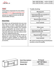 VECELO KHD-TV07-BLK Manual