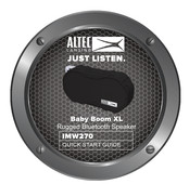 Altec Lansing IMW270 Quick Start Manual