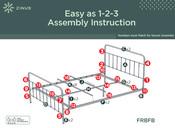 ZINUS FRBF-Q Assembly Instruction Manual