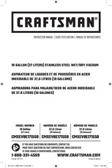 Craftsman CMXEVBE17155 Instruction Manual