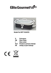 Elite Gourmet MST-5240SS Manual