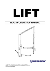 HESHBON HL-27M Operation Manual