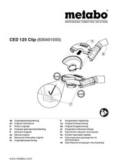 Metabo 630401000 Original Instructions Manual