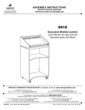 LDI Spaces SAFCO 8918 Assembly Instructions Manual