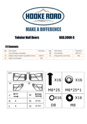 HOOKE ROAD BXG.3009-S Manual