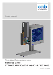 CAB HQ 4014/16-200 Operator's Manual