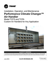 Trane Climate Changer TCPA Installation, Operation And Maintenance Manual