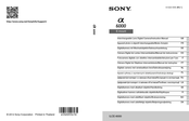 Sony A6000 Instruction Manual