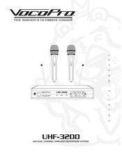 VocoPro UHF-3200 Manual