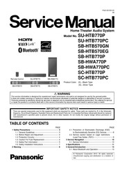 Panasonic SB-HTB570GN Service Manual