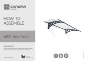 Palram canopia NEO HG9566 How To Assemble