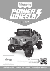 Fisher-Price Jeep HMB23 Owner's Manual