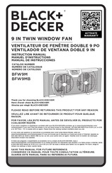 Black & Decker BFW9MB Instruction Manual