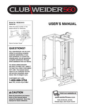 Club Weider WEBE24410 Manual