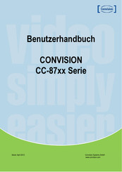 Convision CC-87 Series User Manual
