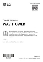 LG WWT-1209B Owner's Manual
