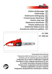 Grizzly EC 1800 Translation Of The Original Instructions For Use