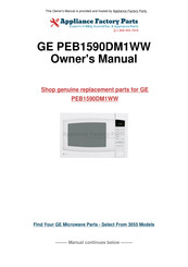 GE PEB1590DM1WW Manual