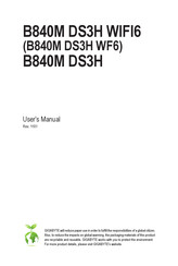 Gigabyte B840M DS3H WIFI6 User Manual