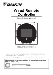 Daikin BRC1H64K Installation Manual