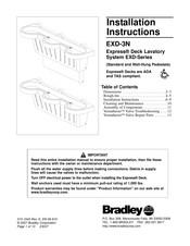 Bradley Express EXD-3N/STD Installation Instructions Manual