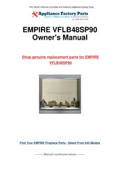 Empire Comfort Systems Boulevard VFLB48SP90P-1 Installation Instructions Manual