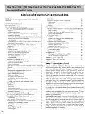 Carrier FJ4 Service And Maintenance Instructions