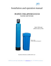 Watex CMA-14 Installation And Operation Manual