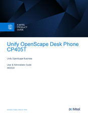 Mitel Unify OpenScape CP405T Product Manual