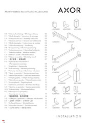 Hans Grohe AXOR 42644 Series Instructions For Use/Assembly Instructions