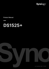Synology DS1525+ Product Manual
