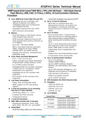 ARTERY AT32F415RET6 Technical Manual