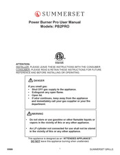 Summerset PB2PRO User Manual
