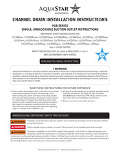 AquaStar 32CDAVFG Series Installation Instructions Manual