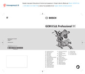 Bosch GCM 8 SJL Professional Original Instructions Manual