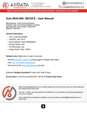 Axis Q6155-E User Manual