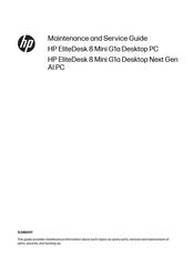 HP EliteDesk 8 Mini G1a Maintenance And Service Manual