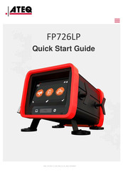 ATEQ FP726LP Quick Start Manual
