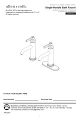 Allen + Roth 67746W-612707 Manual