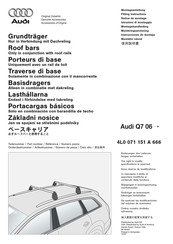 Audi 4L0 071 151 A 666 Fitting Instructions Manual