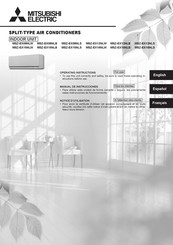 Mitsubishi Electric MSZ-EX15NLS Operating Instructions Manual