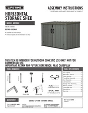 Lifetime 60296U Assembly Instructions Manual