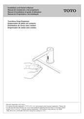 Toto TLK08002G Installation And Owner's Manual