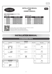 Carrier 20220742 Installation Manual And Owner's Manual