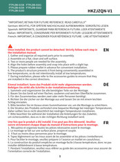 YitaHome HKZJZQN-V1 Assembly Instructions Manual