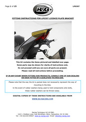 R&G LP0397 Fitting Instructions Manual