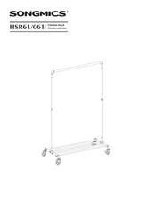 Songmics HSR061 Assembly Instructions Manual