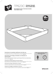 TP Toys TP623C Instructions For Assembly, Maintenance And Safe Use